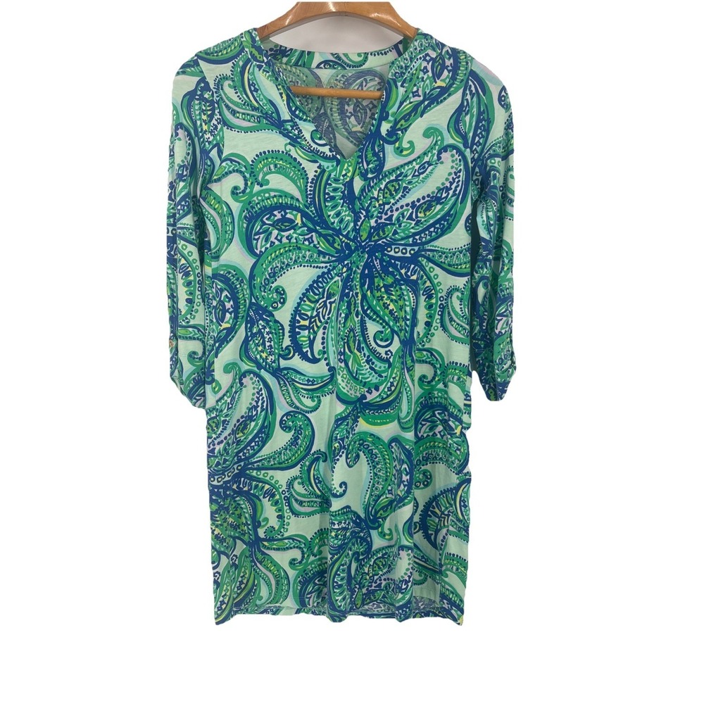 Lilly Pulitzer Women Rossmore Dress Small Colorful Paisley Beach Tropical Resort